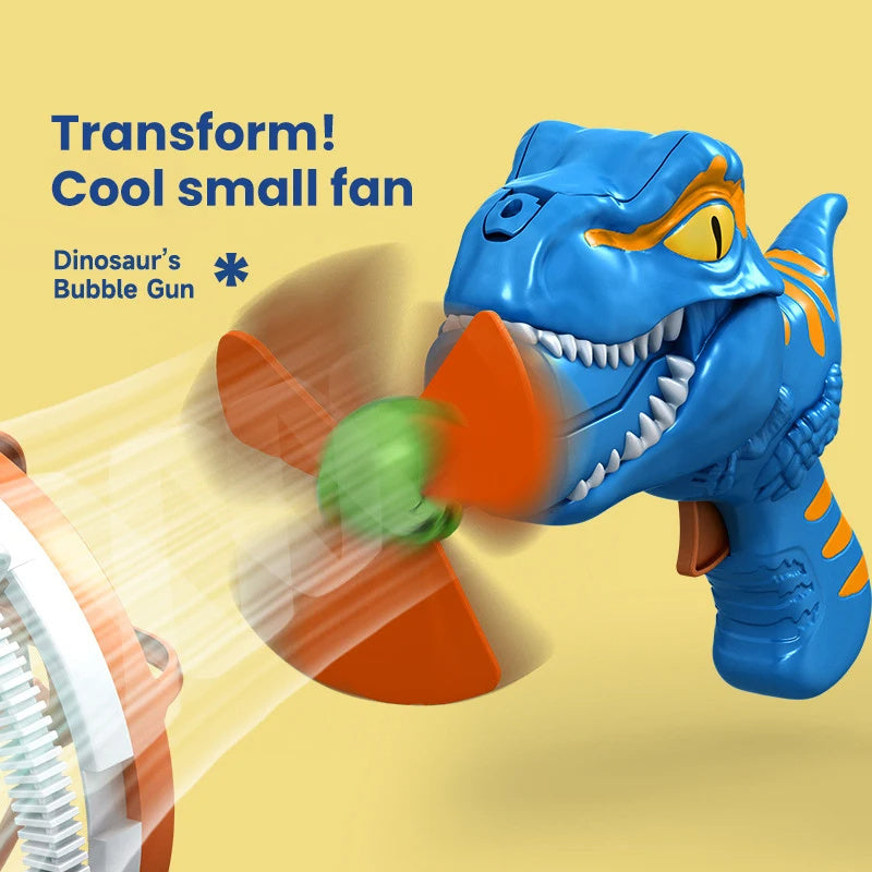 Dinosaur Bubble Fan Toy