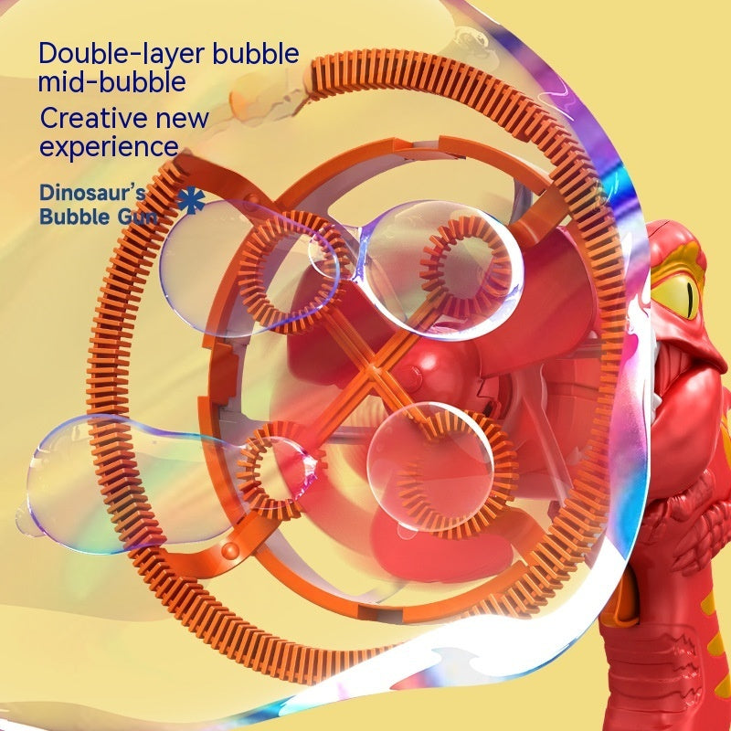 Dinosaur Bubble Fan Toy