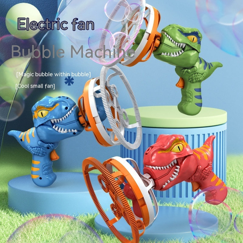 Dinosaur Bubble Fan Toy