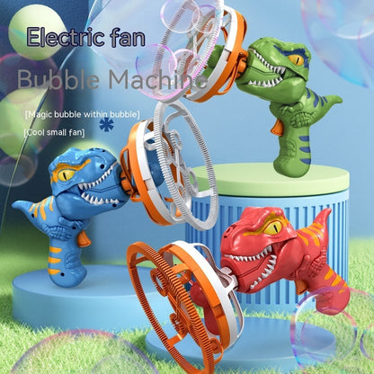 Dinosaur Bubble Fan Toy