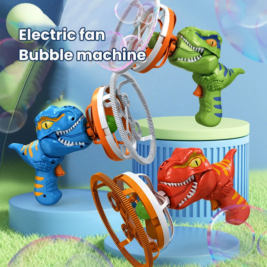 Dinosaur Bubble Fan Toy